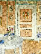 Carl Larsson rosor-rosorna-formaket Germany oil painting artist